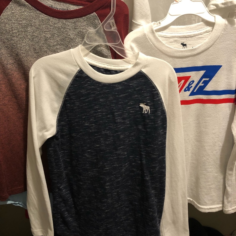 3 Boys Abercrombie Long Sleeve Shirts